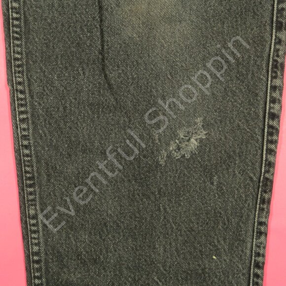 Vintage Levis SilverTab Jeans Mens 33 Black Baggy Loose Made In USA 90s - Picture 6 of 11